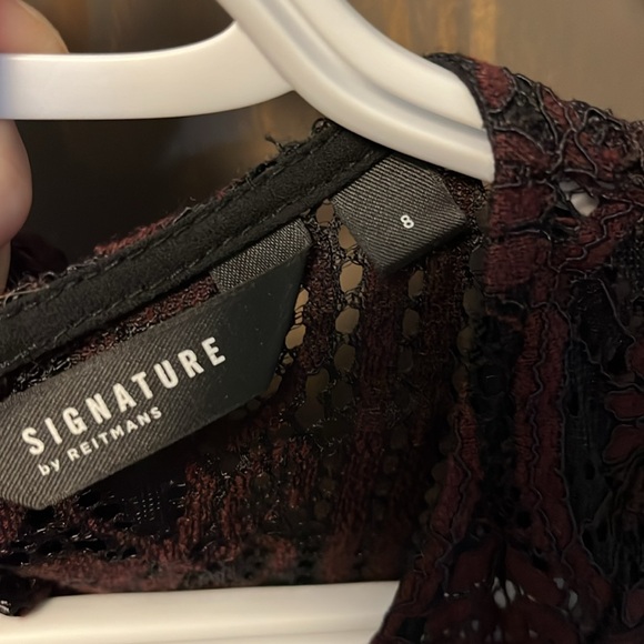 Reitmans Purple Lace Dress - Picture 4 of 4